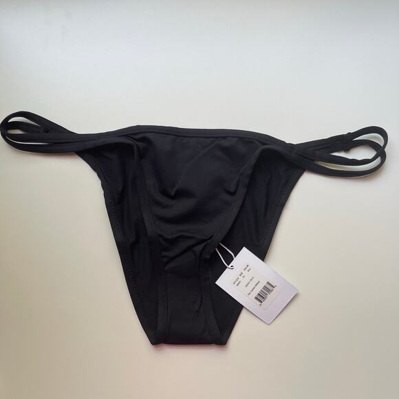 Andie Swim x Demi Moore The Cannes Bottom Bikini Womens XL Black NWT - Picture 1 of 8